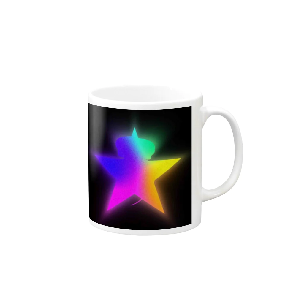 Logic RockStar のSUPERSTAR Mug :right side of the handle