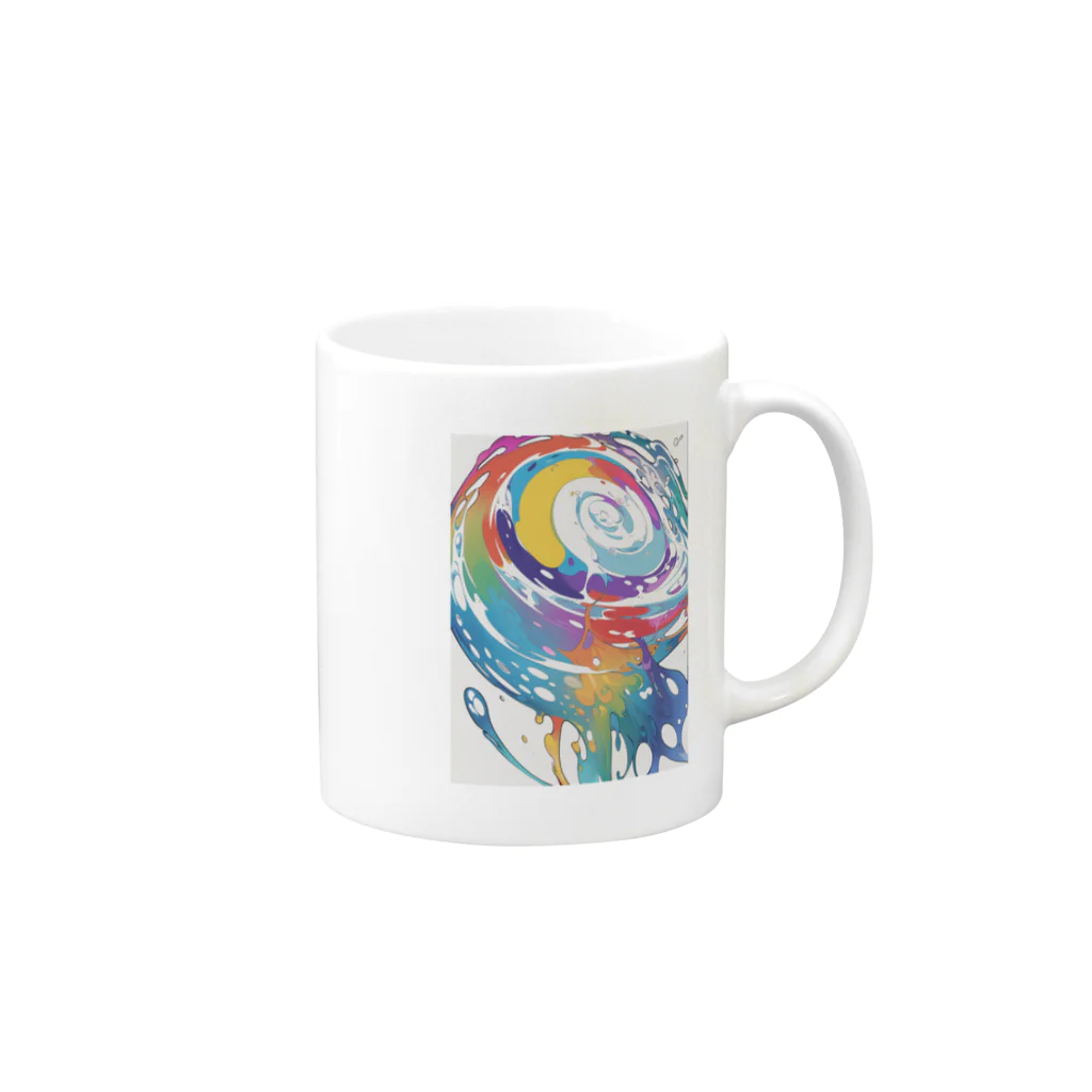 KVS-designersのcolorful#01 Mug :right side of the handle