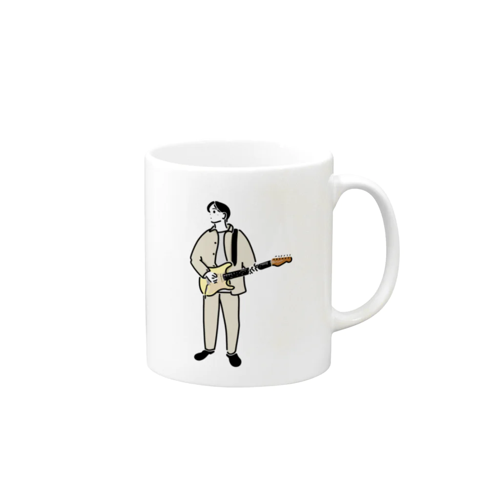 Kazuma SotozonoのGuitarist　SOTOZONO KAZUMA Mug :right side of the handle