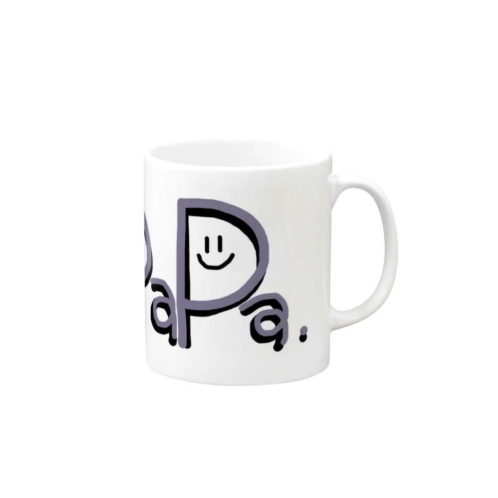 わしゃびのpapaをアピールしよう Mug :right side of the handle