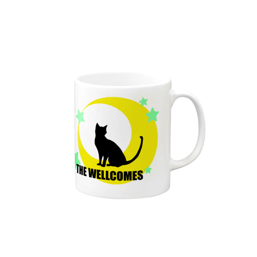 THE WELLCOMES グッズのTHE WELLCOMESグッズ Mug :right side of the handle