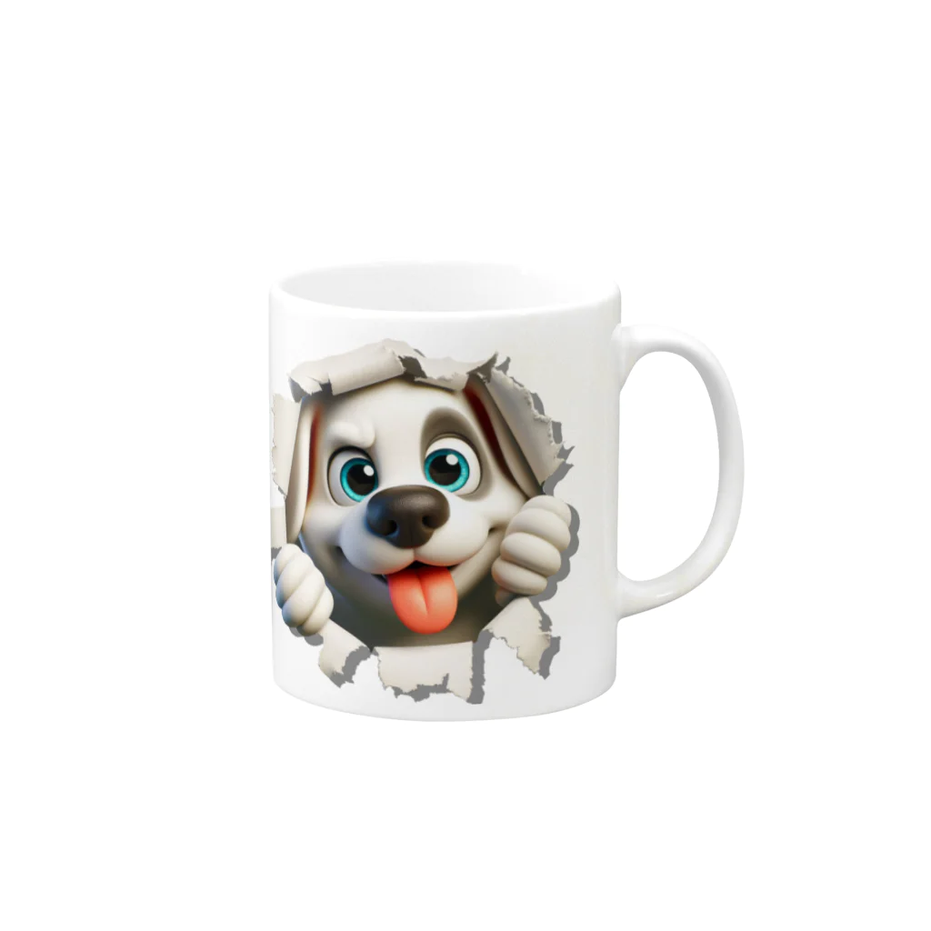 sectorのNaughty dog Mug :right side of the handle