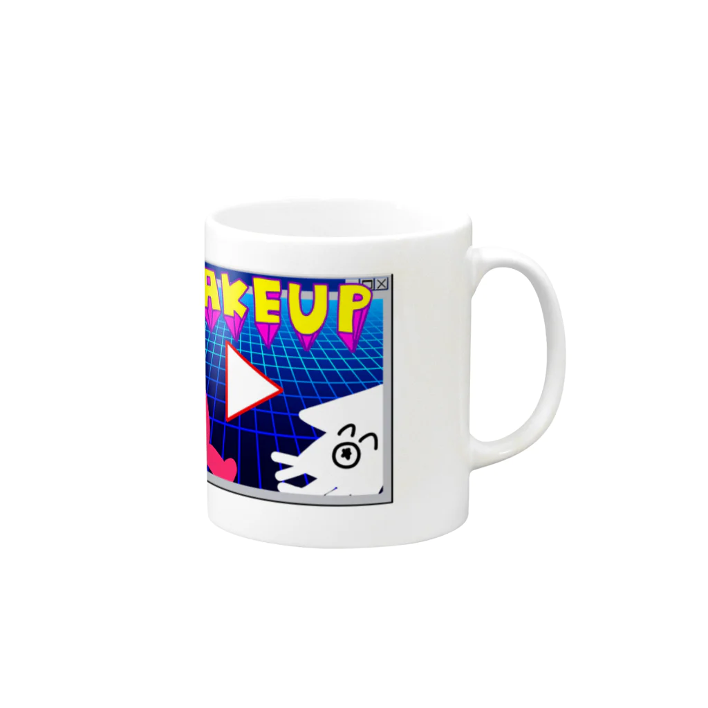 五十嵐 花🛸💫@新人VtuberのWAKEUP 追加 Mug :right side of the handle