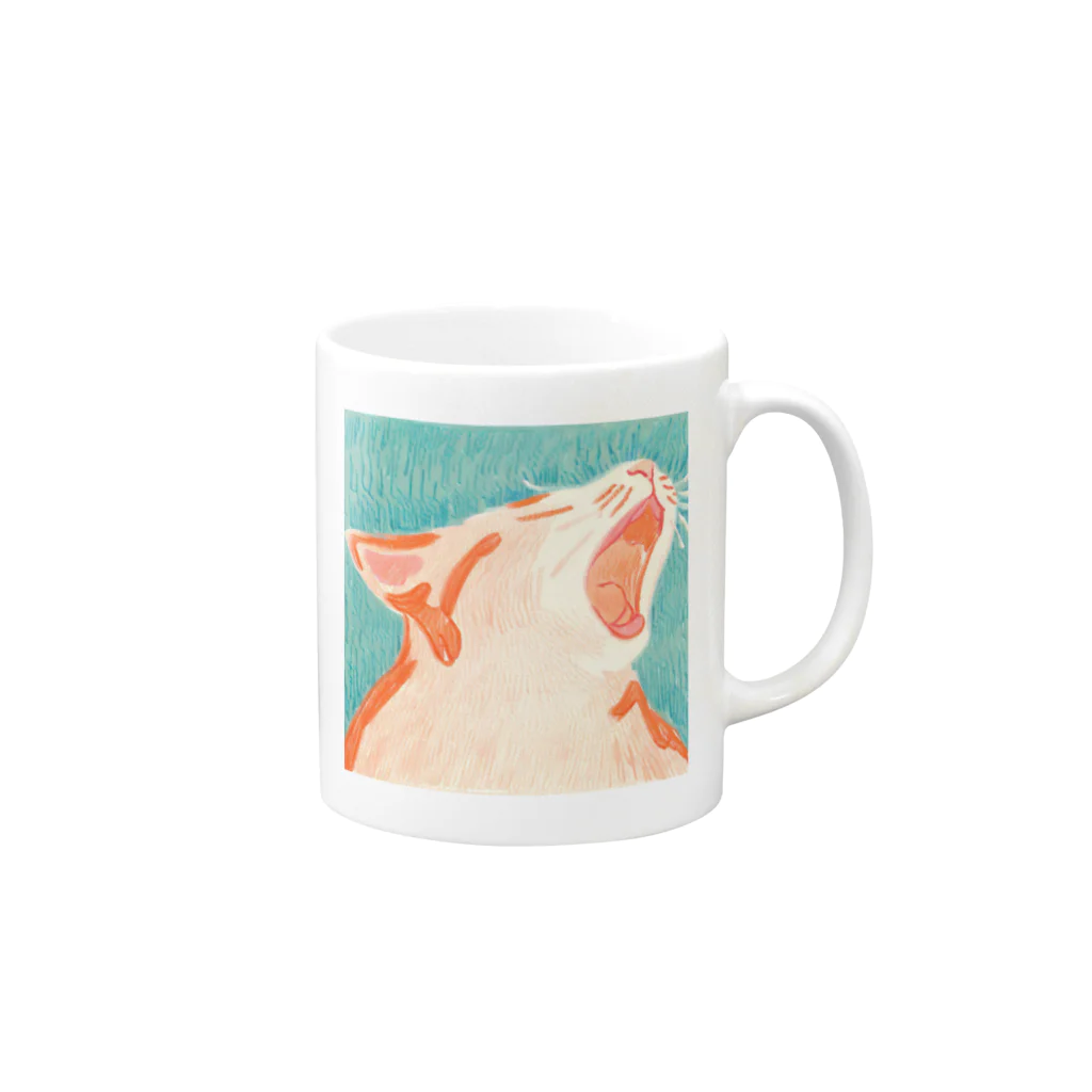 suisuishopの猫の日常D Mug :right side of the handle