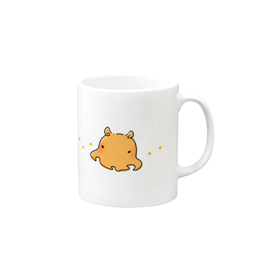 しんかいぎょ専門店のメンダコたん Mug :right side of the handle