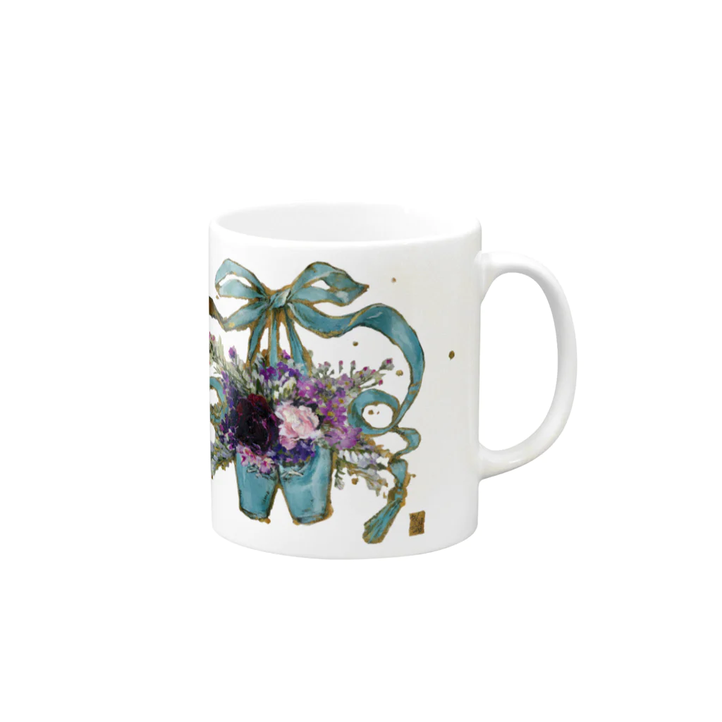 eri@gizelleheartのジュリエットの靴 Mug :right side of the handle