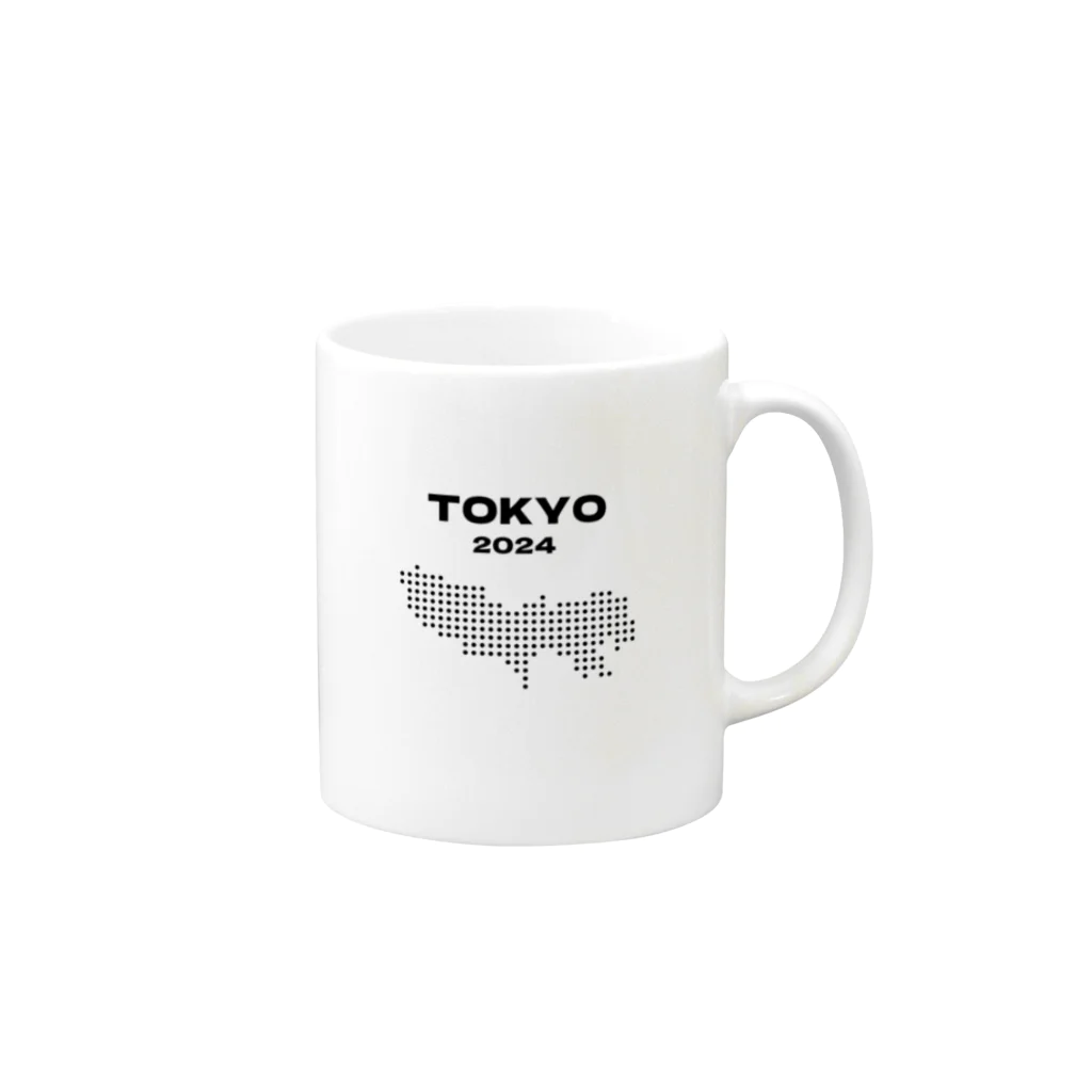 taisetsuna_kinenbiのTOKYO2024 Mug :right side of the handle