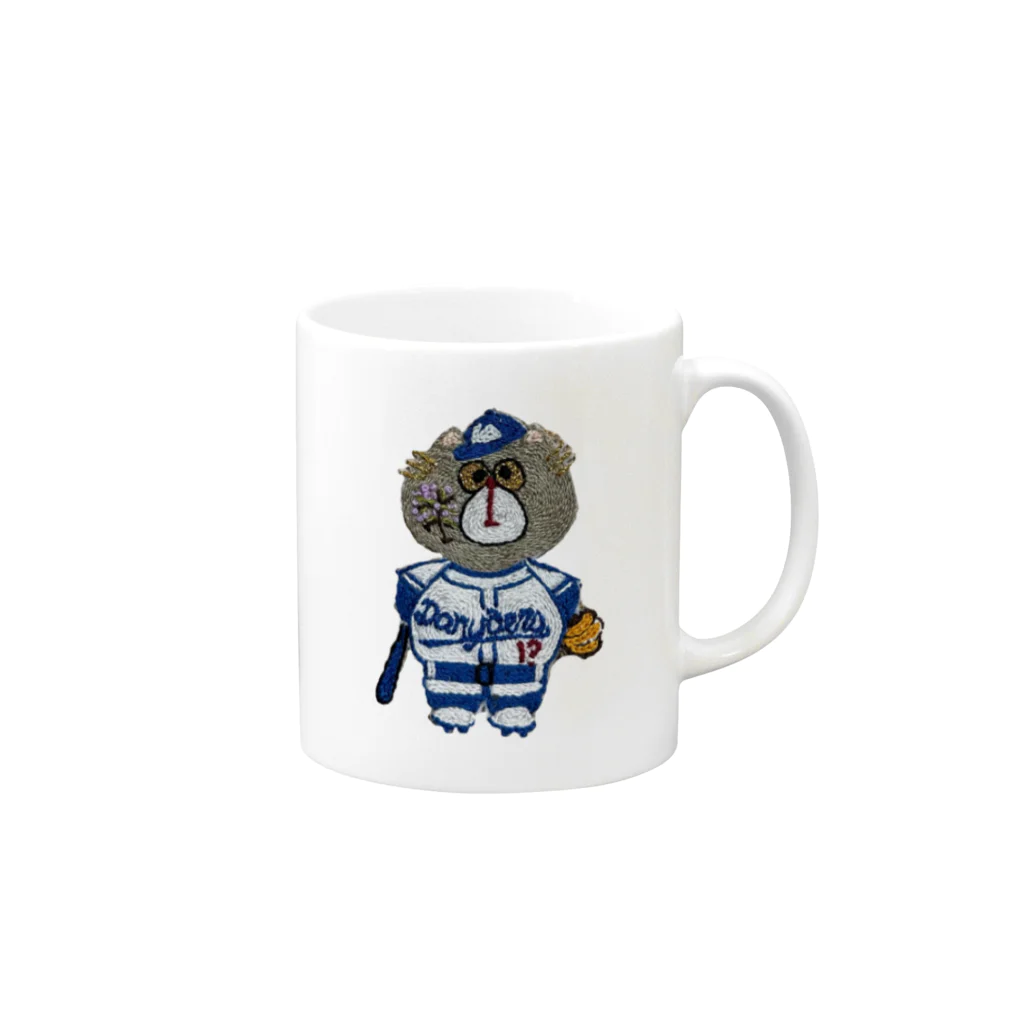 mou_chauのAkkiy’s Cats (⚾️ Donyaers ニャン) Mug :right side of the handle