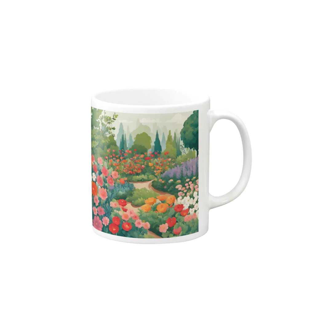 G-EICHISのお花畑2023 Mug :right side of the handle