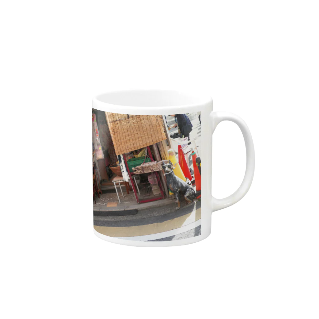 ミドリのbanken Mug :right side of the handle