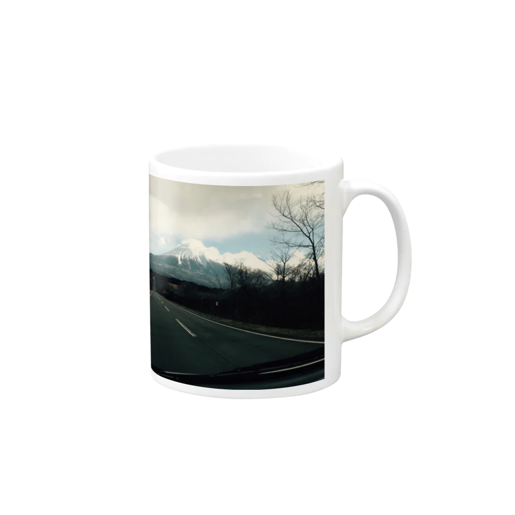 swindlerの富士 Mug :right side of the handle