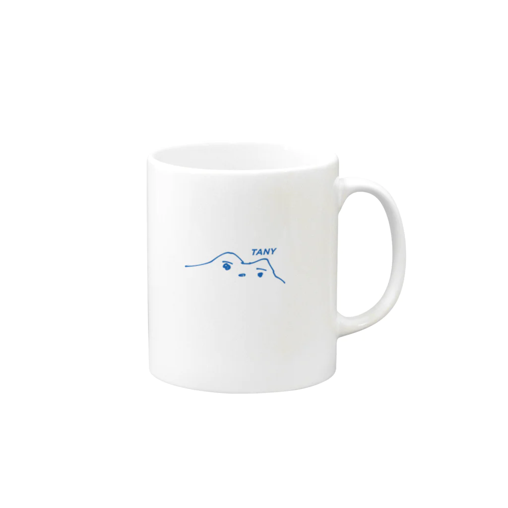 JOJOJO FABRICの愛しのタニー Mug :right side of the handle