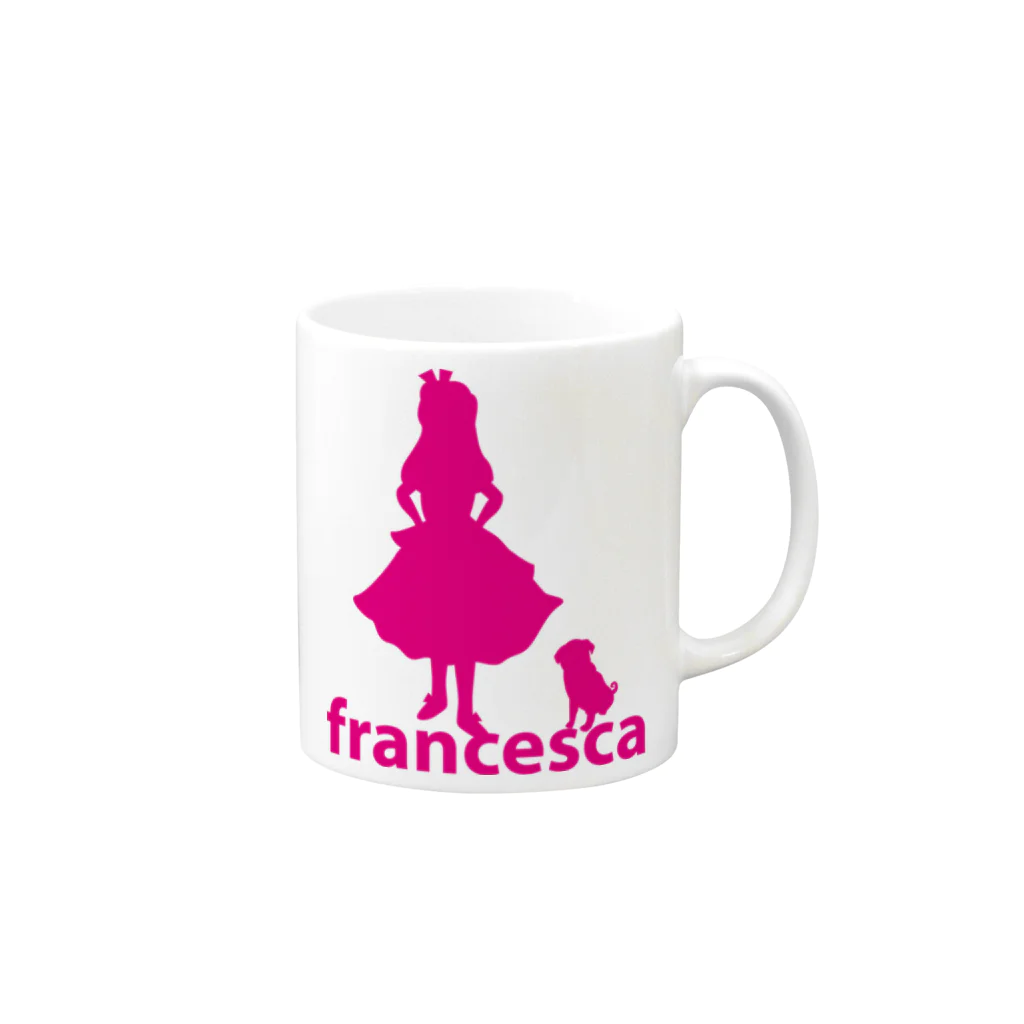 francesca_japanのfrancesca & alice Mug :right side of the handle