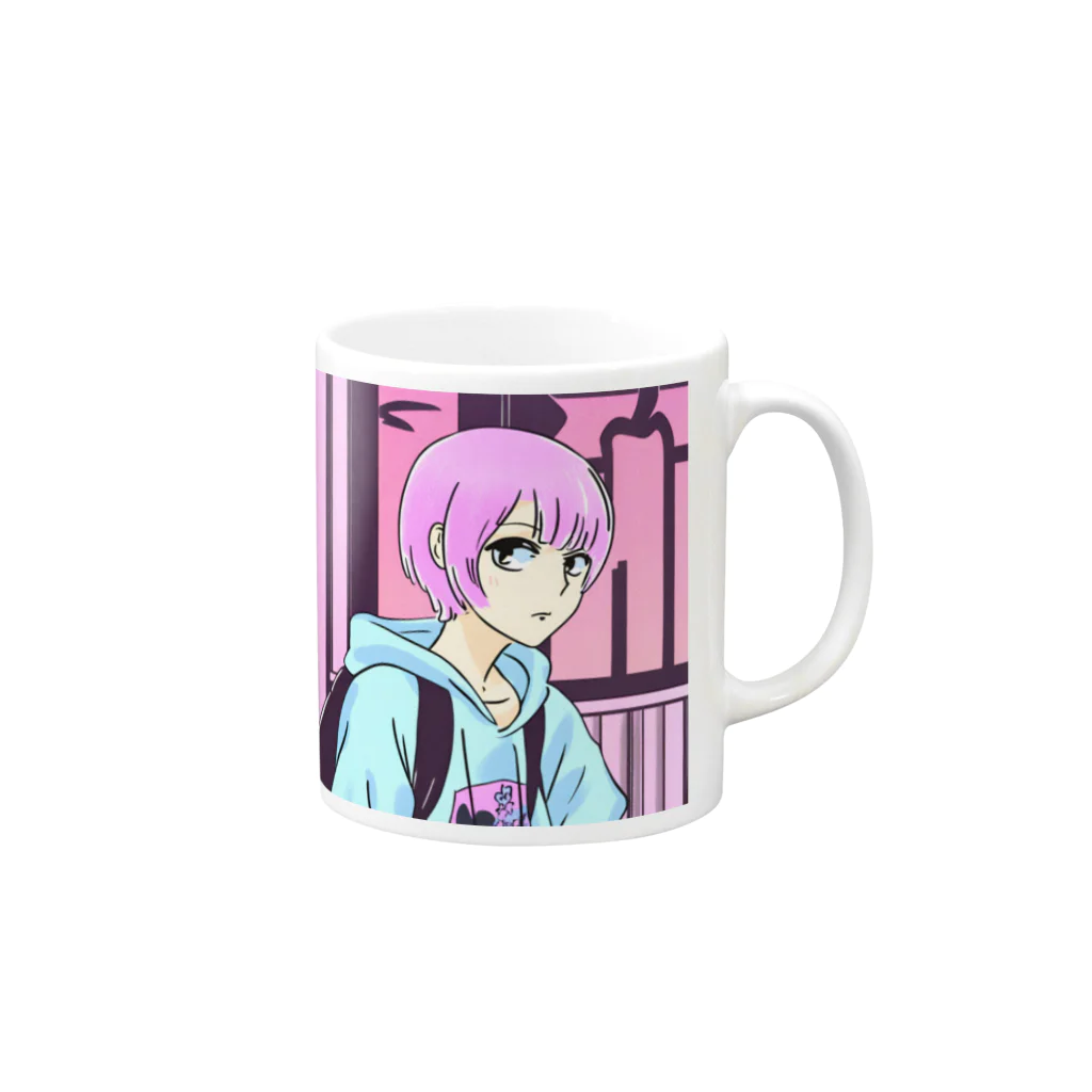 aichan1227のユメカ Mug :right side of the handle