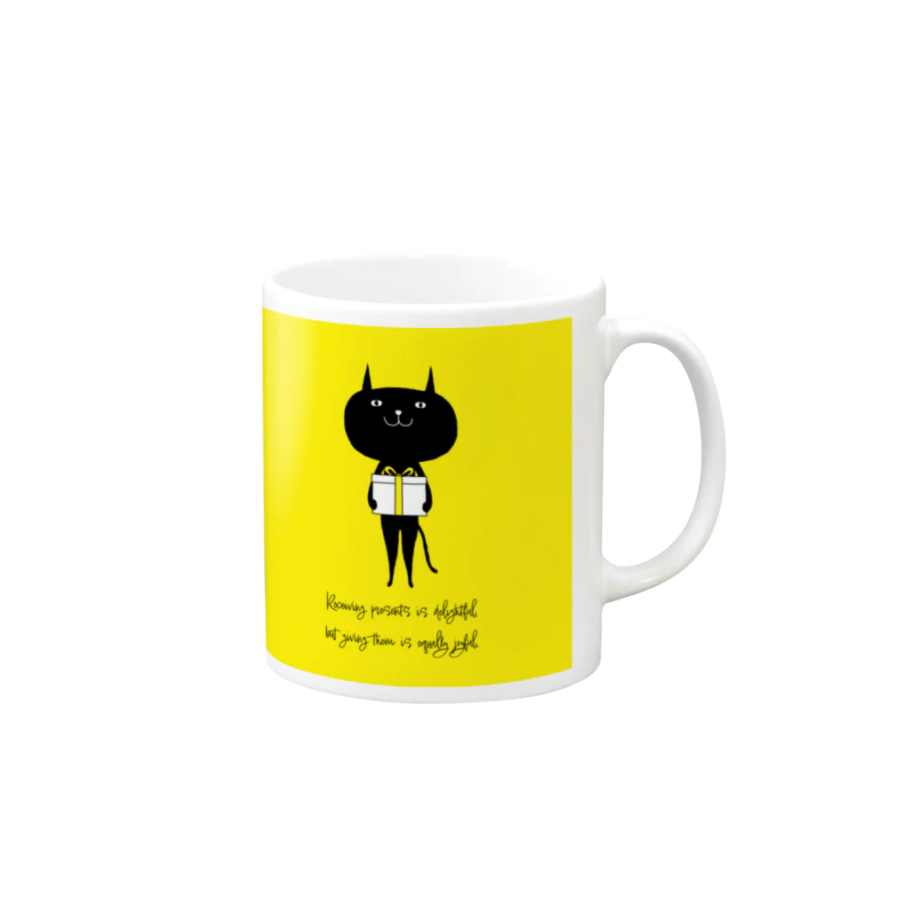 Cat Whiskers - ねこのひげのCat Whiskers - ねこのひげ　0043 Mug :right side of the handle