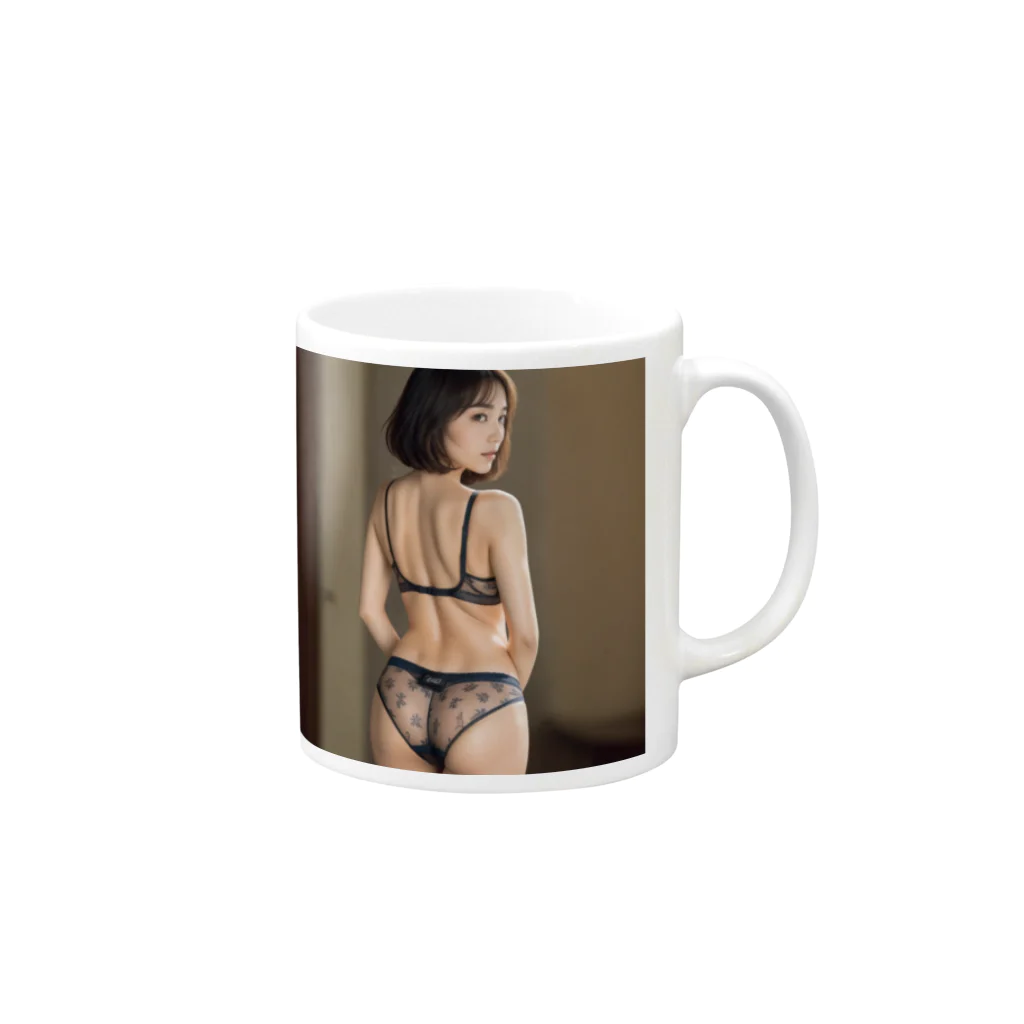 MatureWomanCollectionの伊藤 絵理子 Mug :right side of the handle