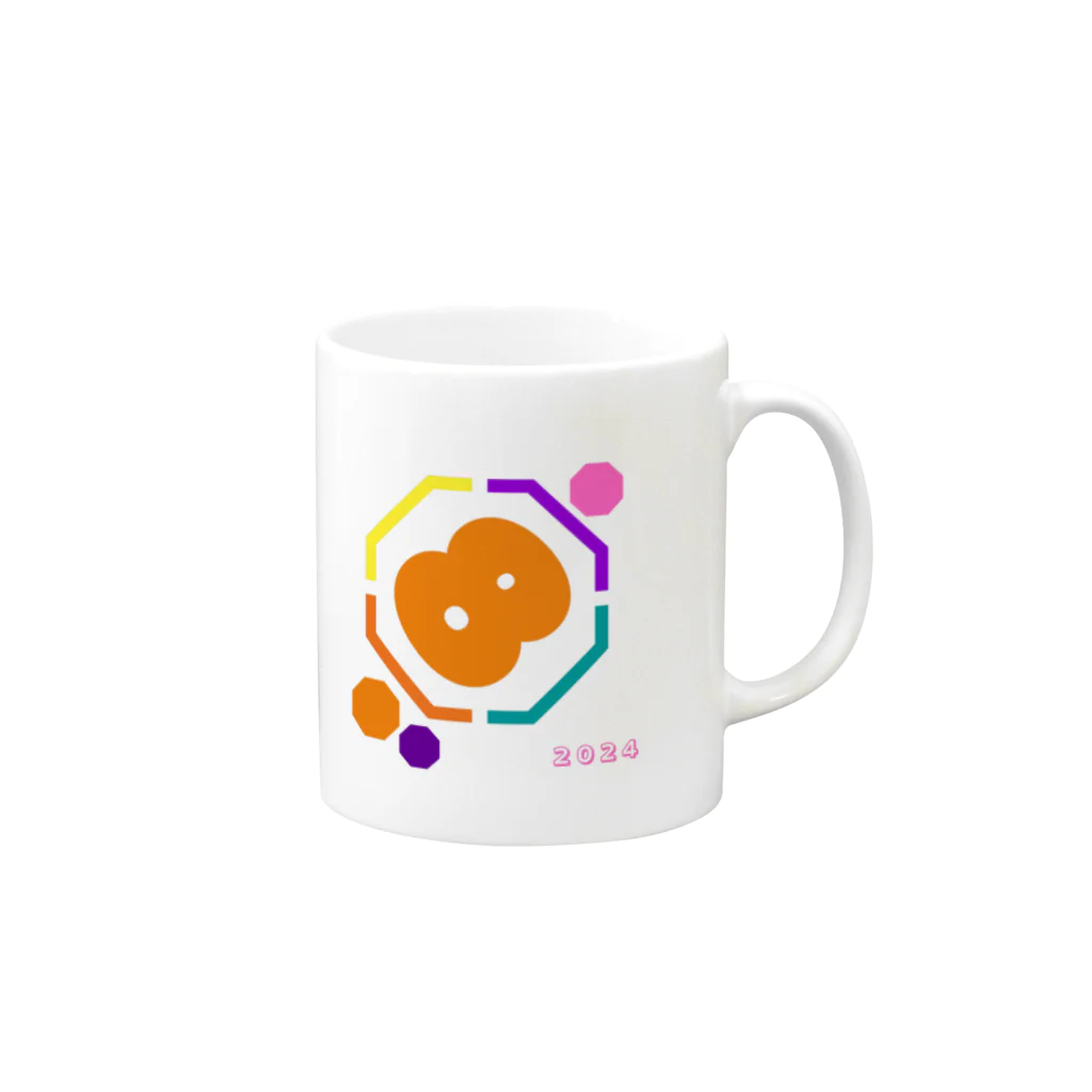 Tihaya-"curiosity _shop "の８型スイッチ Mug :right side of the handle