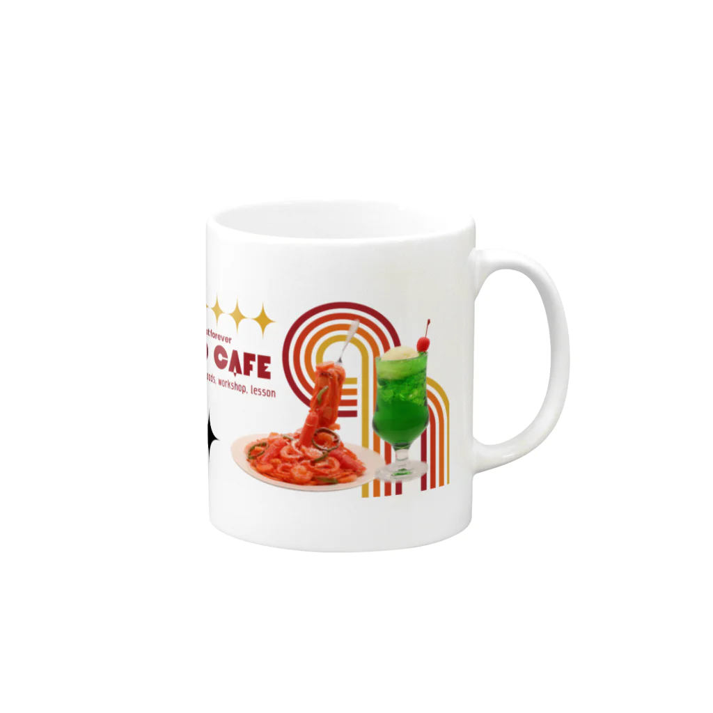 FAKEFOOD CAFEのフェイクフードカフェ Mug :right side of the handle