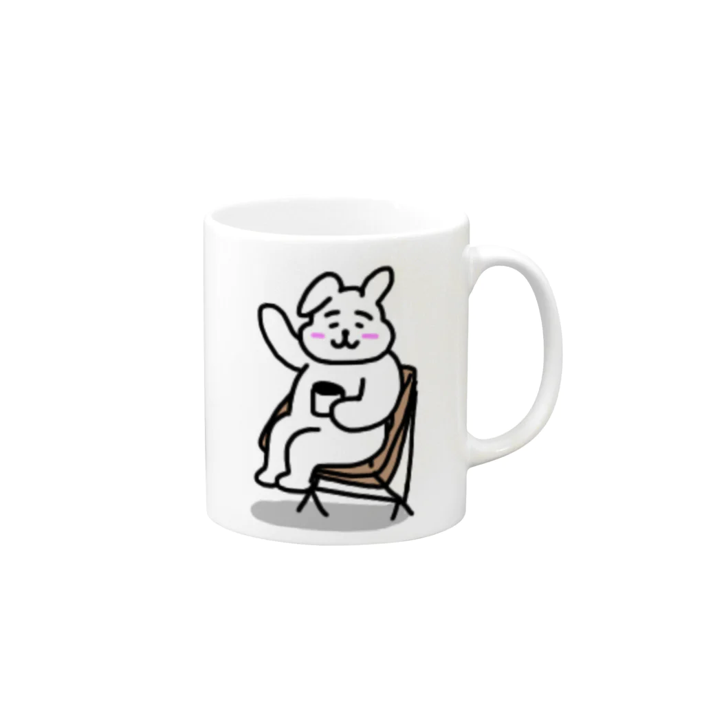 キャンプどうでしょうのキャンプどうでしょうオリジナルグッズ Mug :right side of the handle