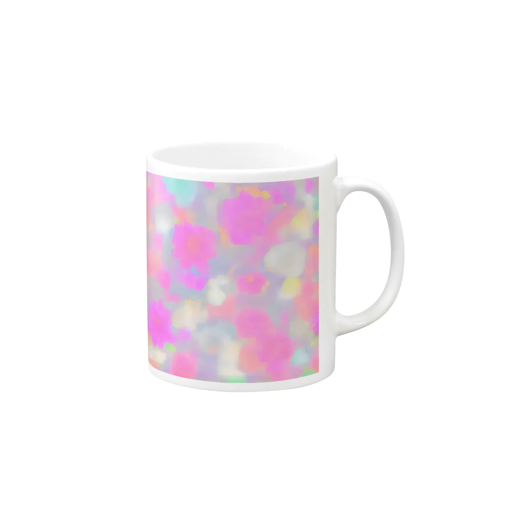 tleflower のFlower Mug :right side of the handle