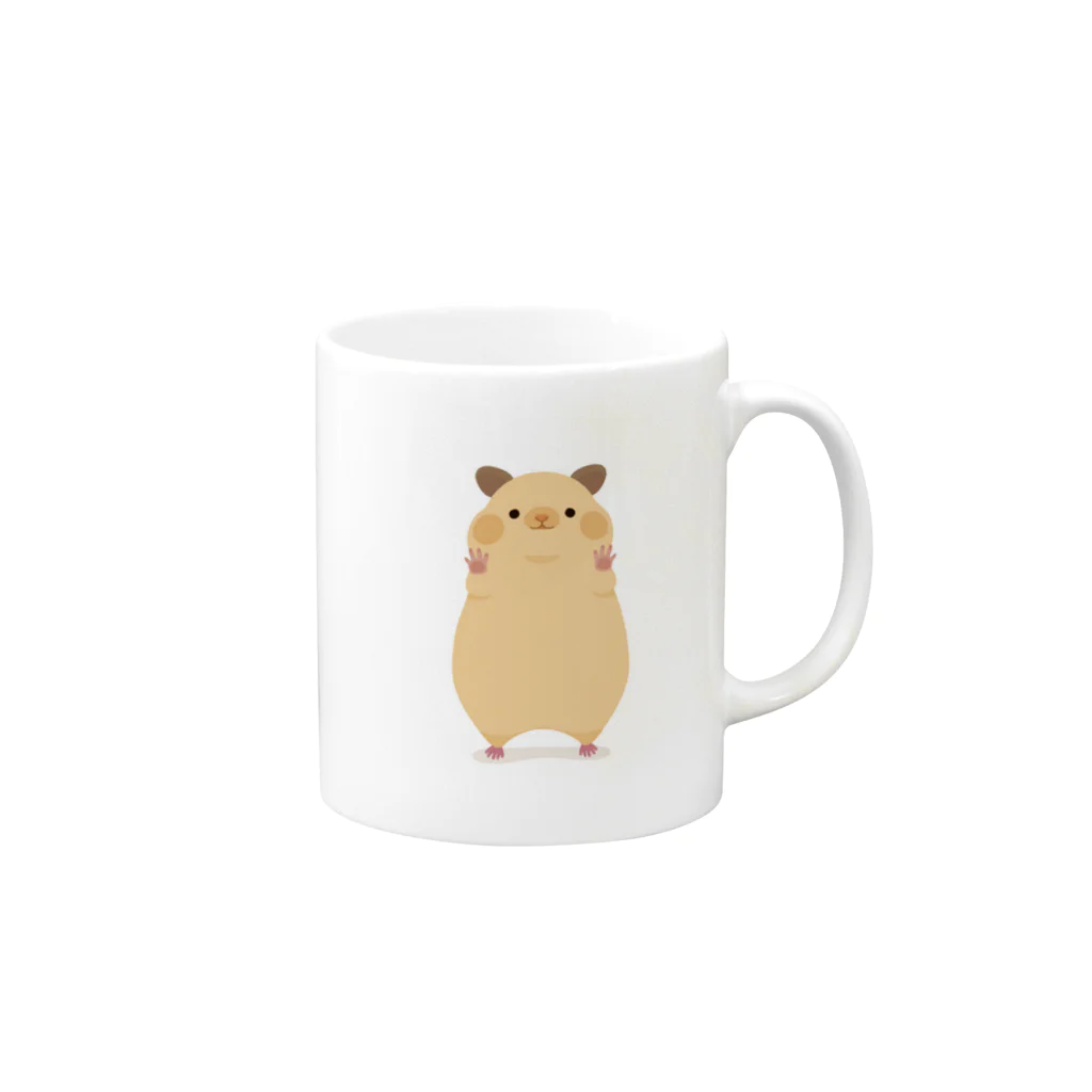 ゆいこしょっぷの見つめてくるキンクマ Mug :right side of the handle