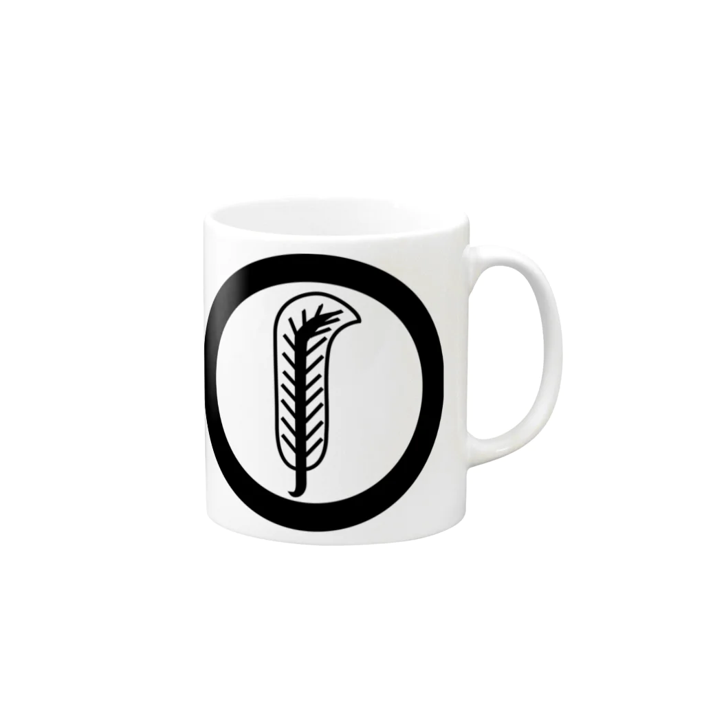 miniminiのプラント  Mug :right side of the handle