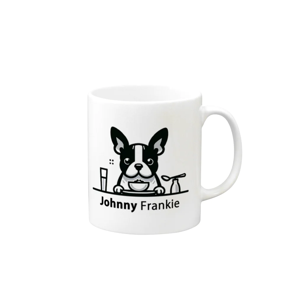 Johnny Frankie【公式】のJohnny_Frankie（ジョニー・フランキー）公式限定グッツ_16 Mug :right side of the handle