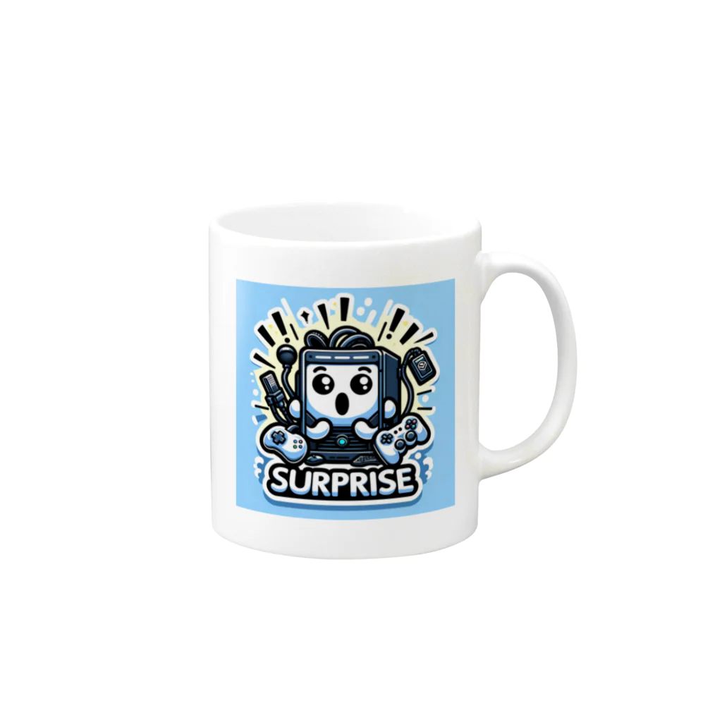 Girigiri-kのゲーミングPCSURPRISE Mug :right side of the handle