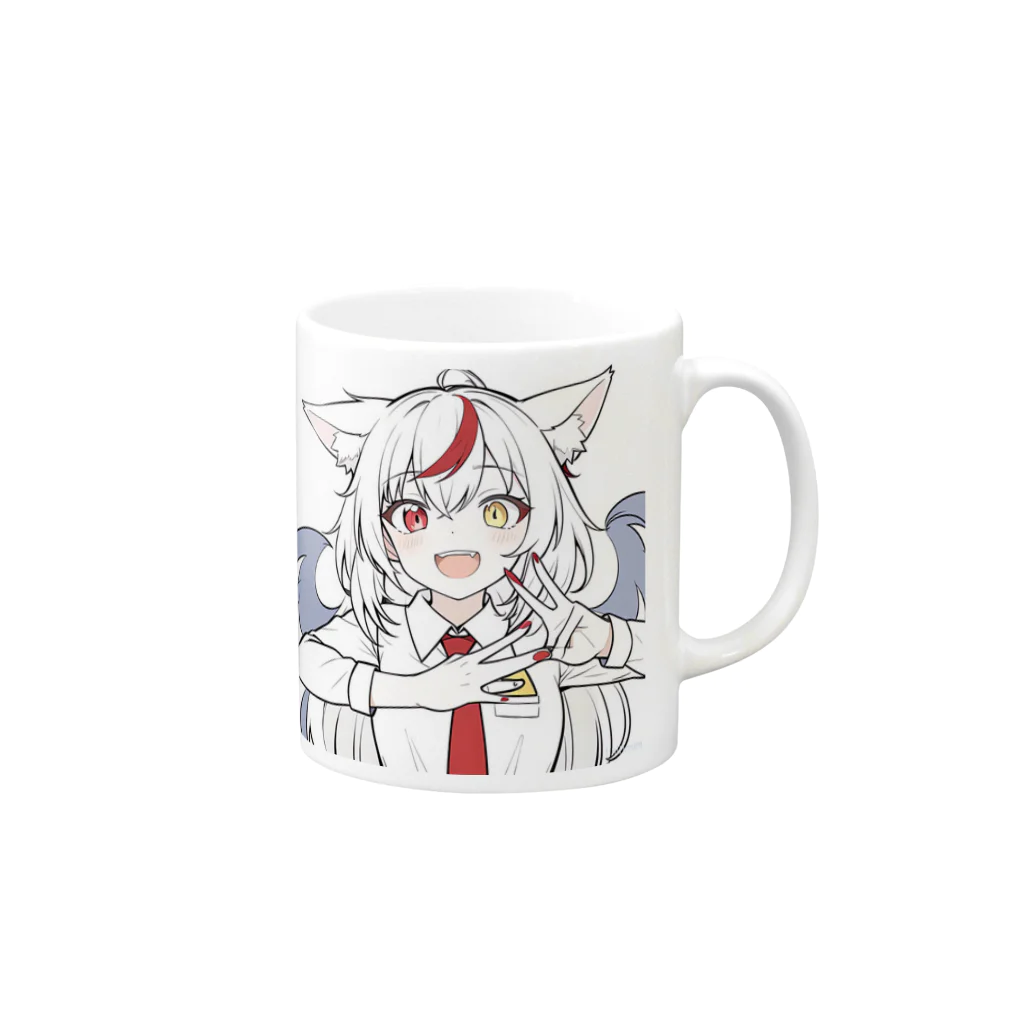 ゆきはるの在庫処分場のゆきはるイメージキャラクター Mug :right side of the handle