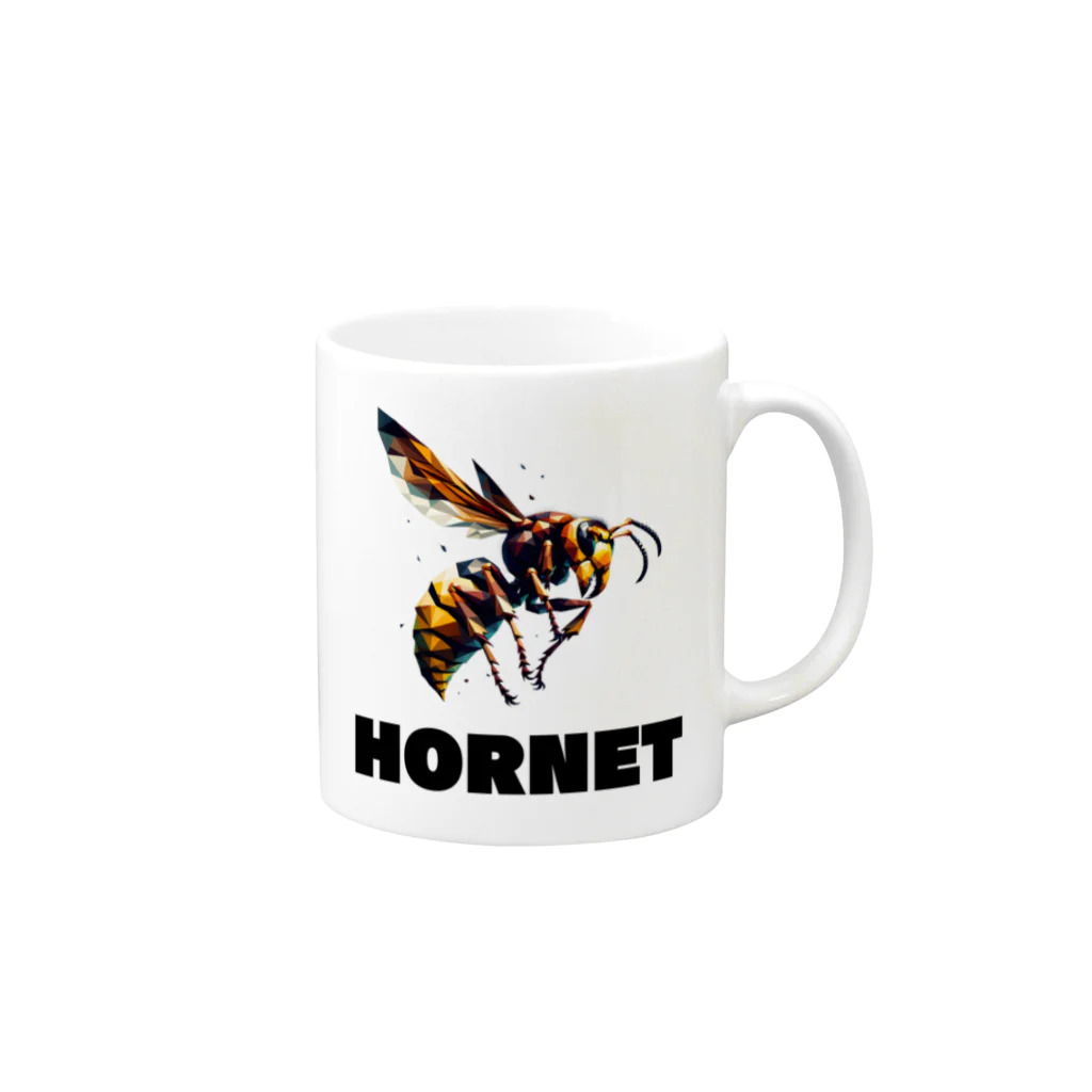 BLUEZZLYのHORNET マグカップの取っ手の右面