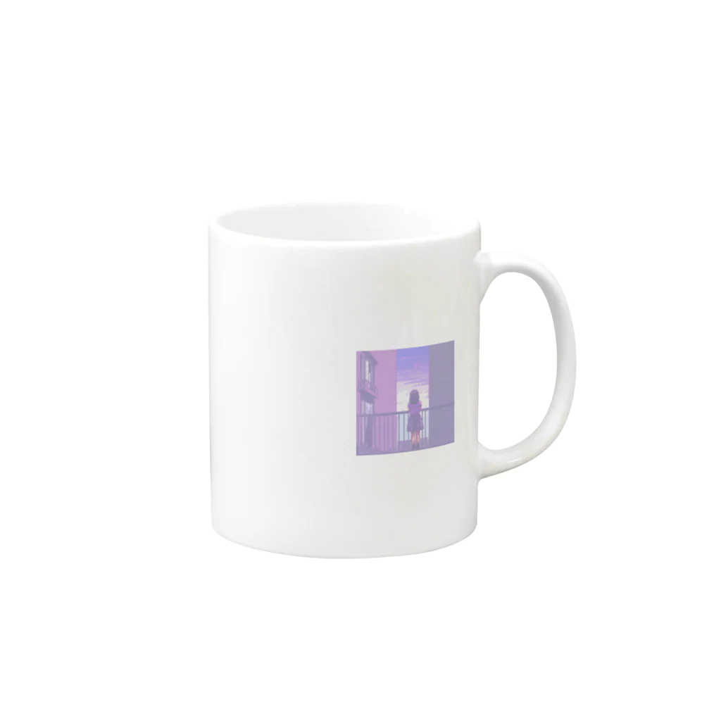 Saraの少女 Mug :right side of the handle