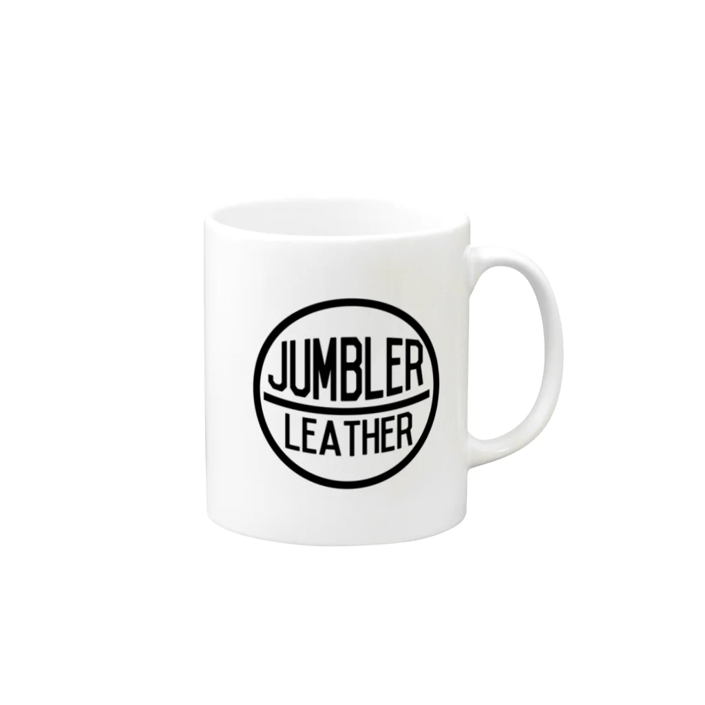 JUMBLERのJUMBLER LEATHER マグカップの取っ手の右面