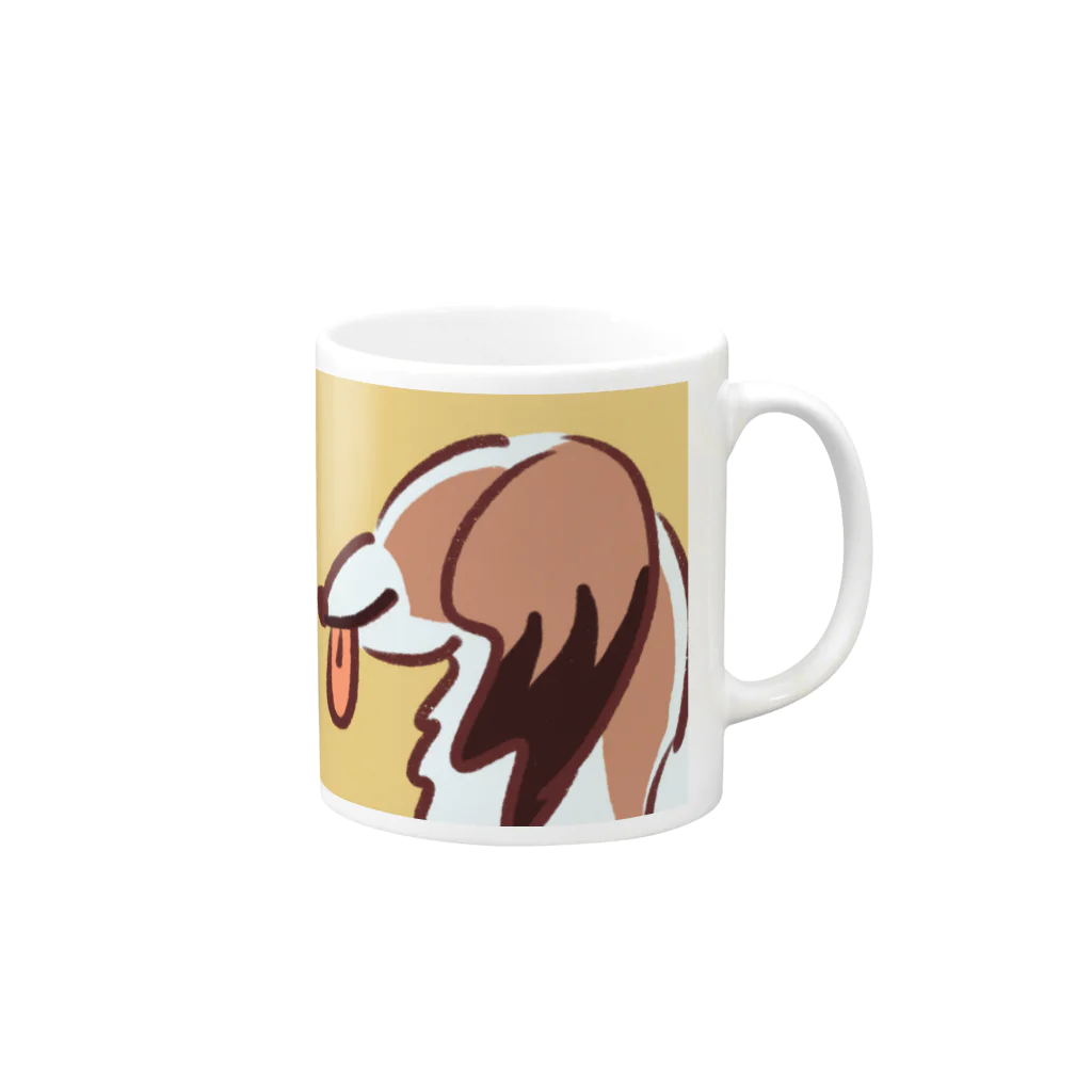 inunoteslaのloveinu Mug :right side of the handle