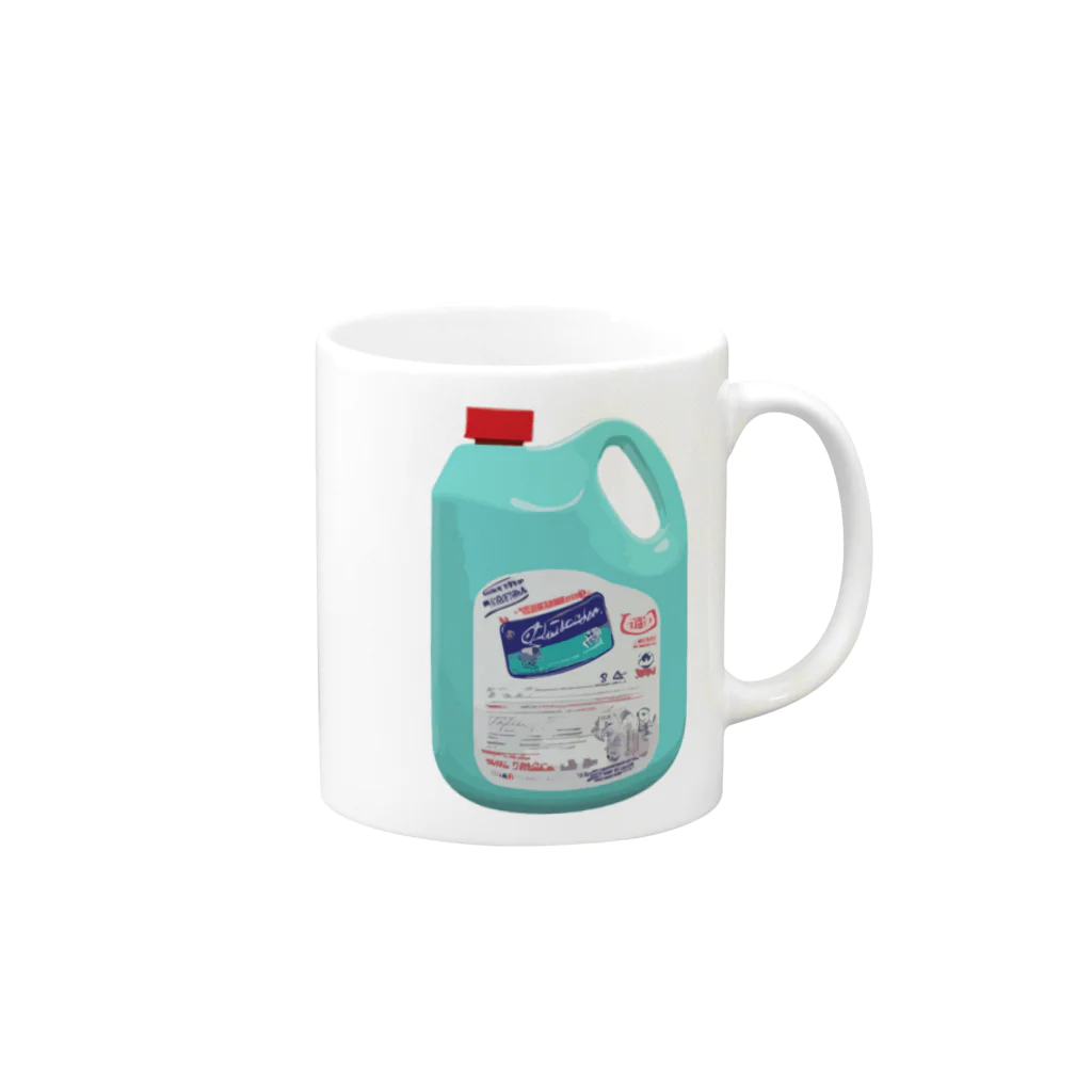 ファンシーTシャツ屋のお徳用洗剤 6Kg Mug :right side of the handle