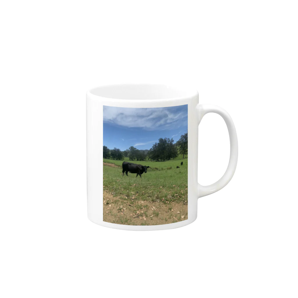 YASUE ABE JPのFarm Mug :right side of the handle