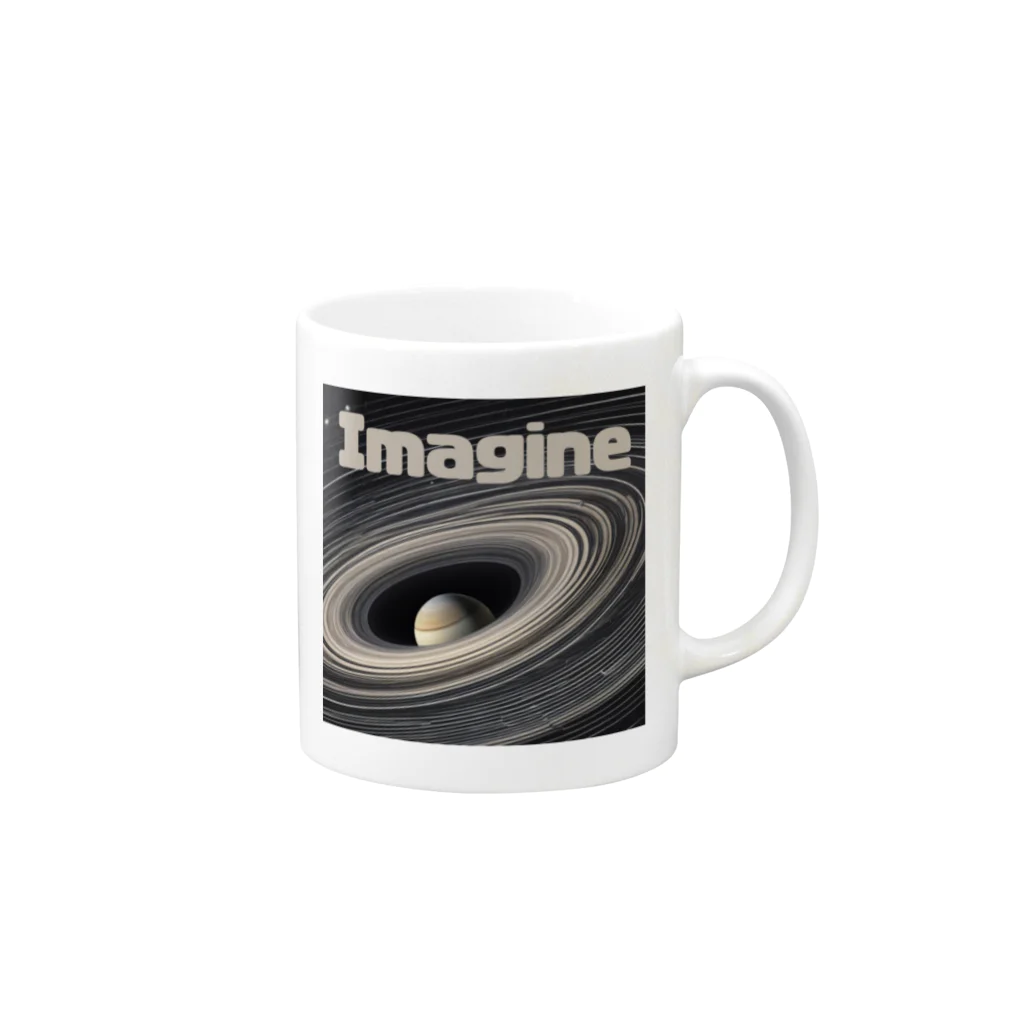 MOONのImagineシリーズ５ Mug :right side of the handle