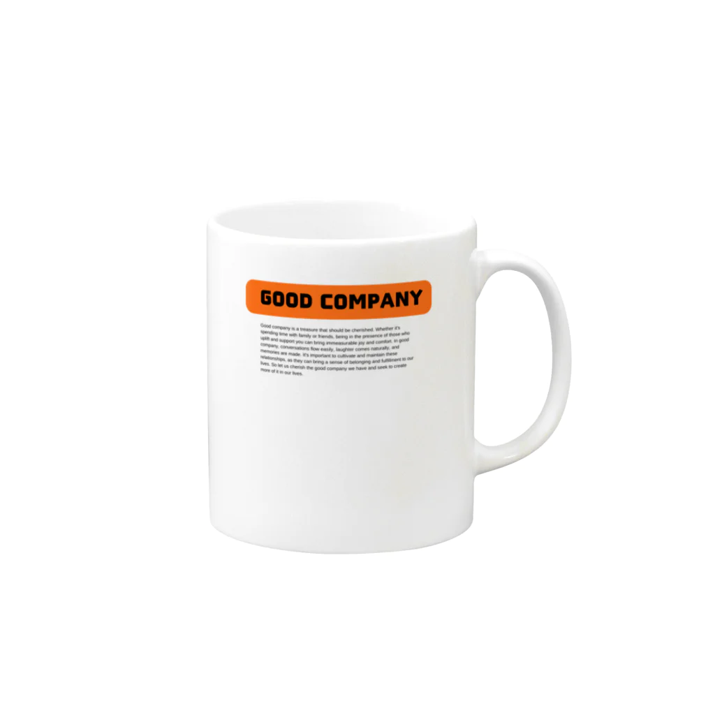 super towelのグッドカンパニー Mug :right side of the handle