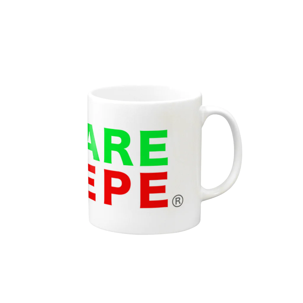 RAREPEPE®公式グッズ販売のRAREPEPE®公式グッズ販売 Mug :right side of the handle