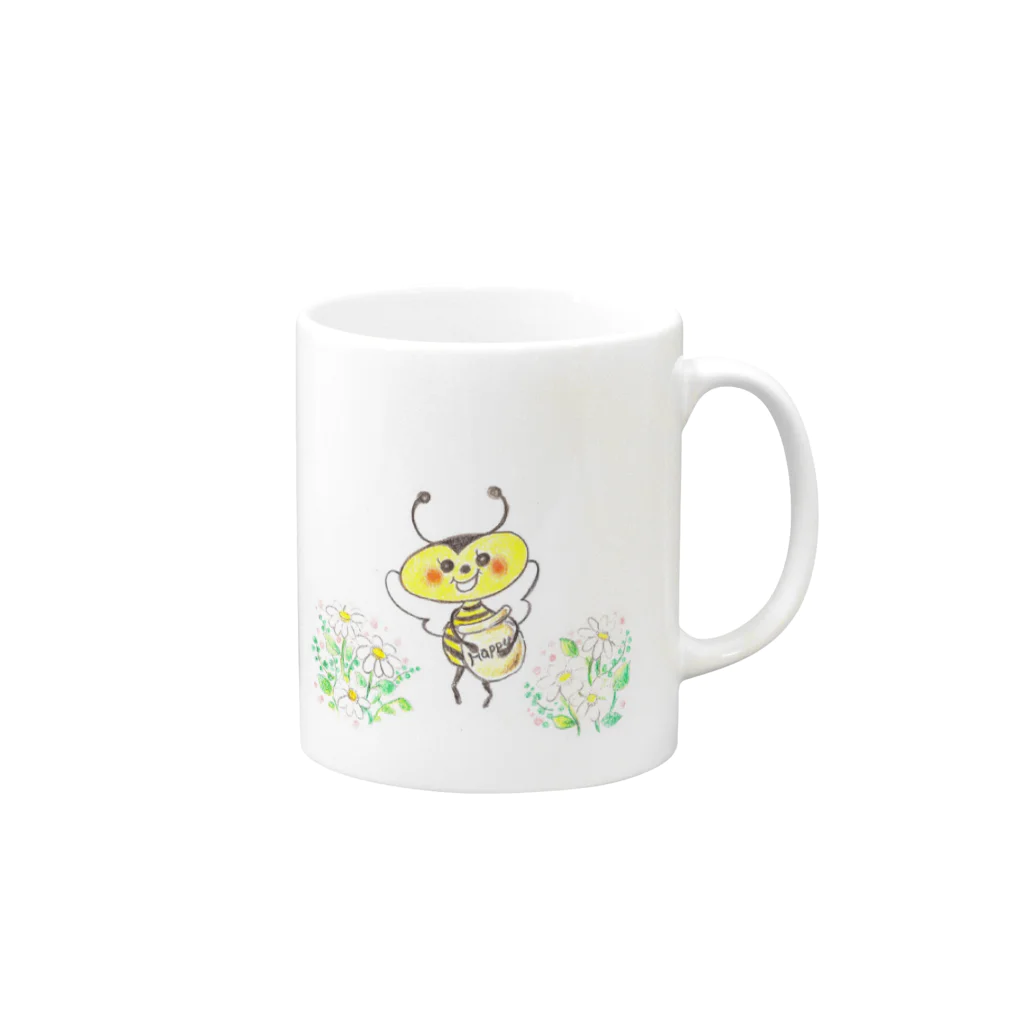 いくきち本舗のハッピーハッチ Mug :right side of the handle