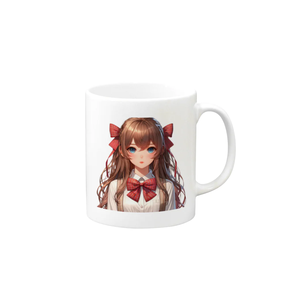 AIchan（AIイラスト）の愛022 Mug :right side of the handle