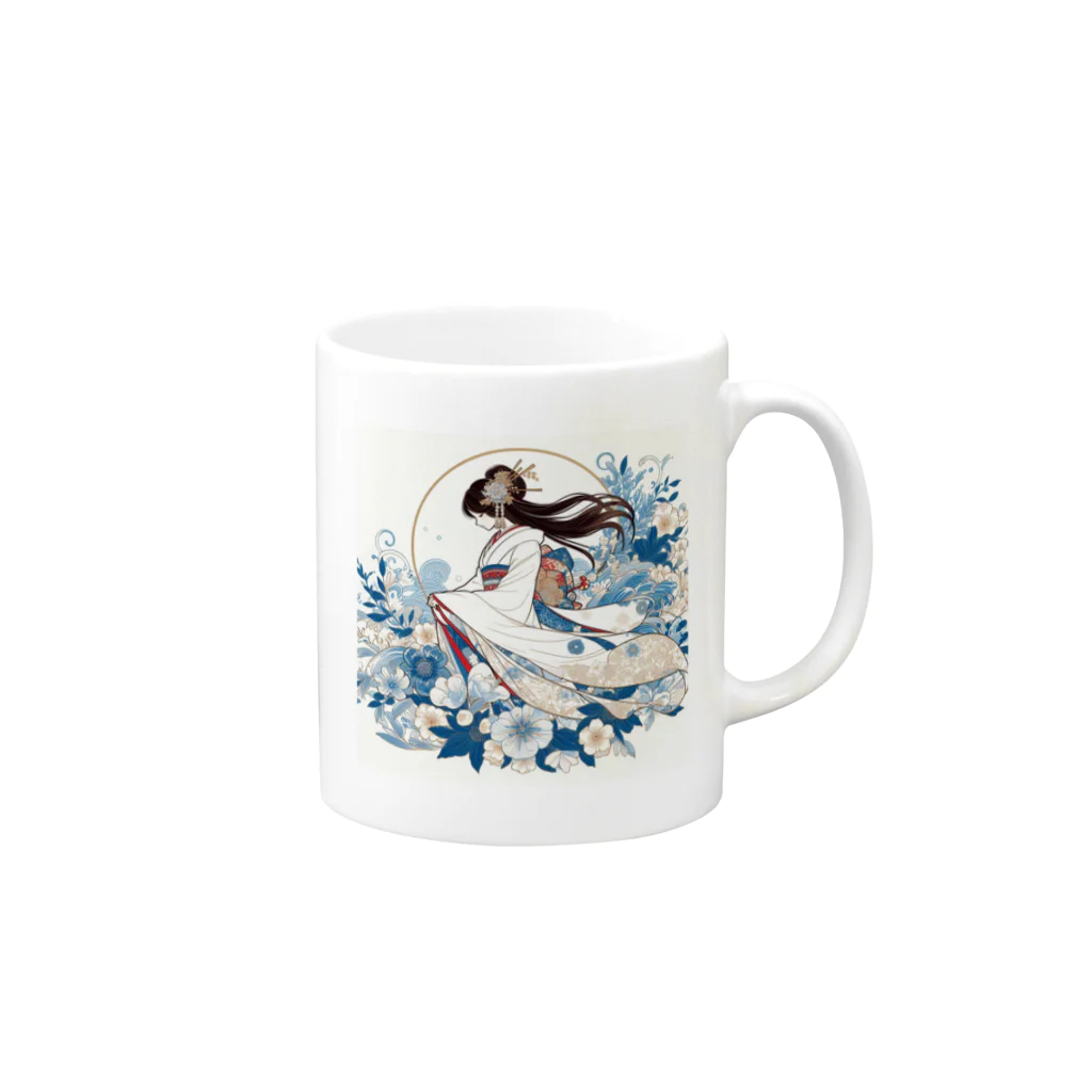 Lovers-chapelの妖狐 Mug :right side of the handle