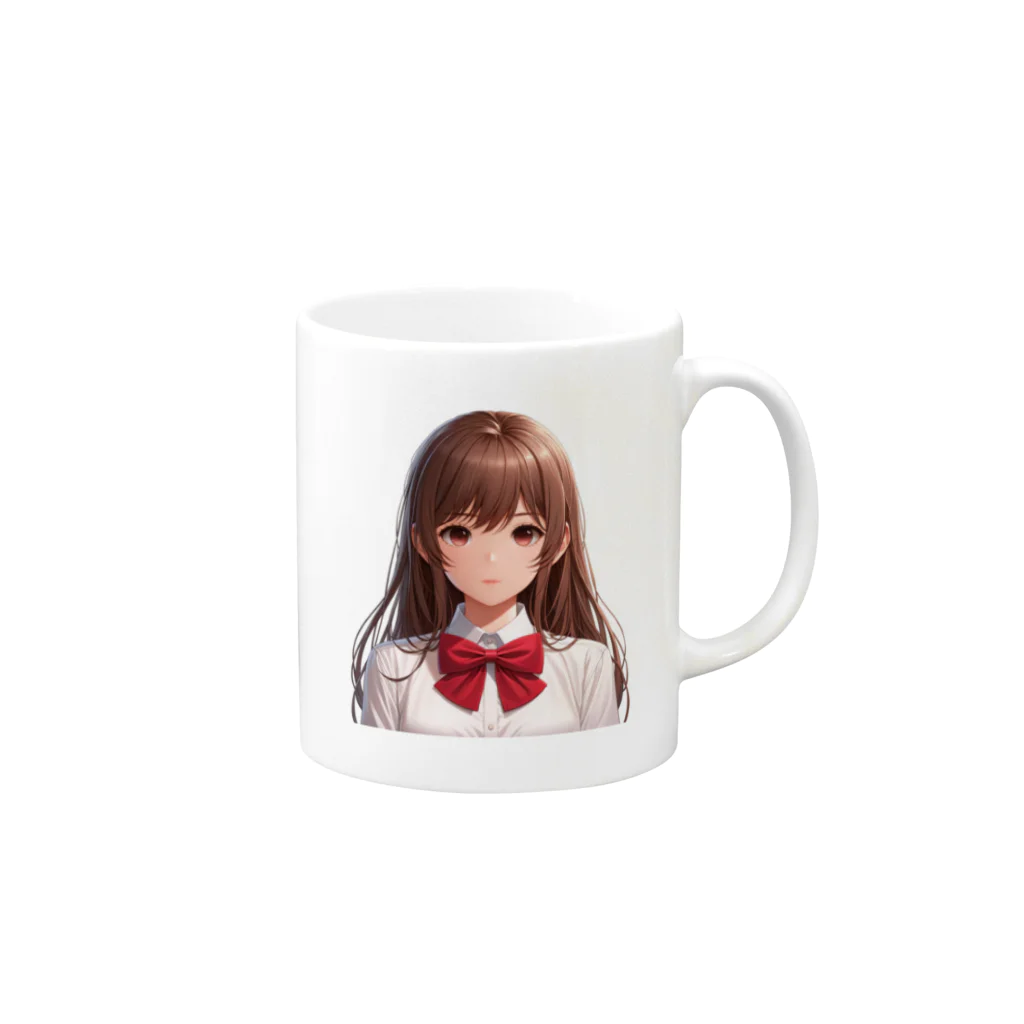 AIchan（AIイラスト）の愛029 Mug :right side of the handle