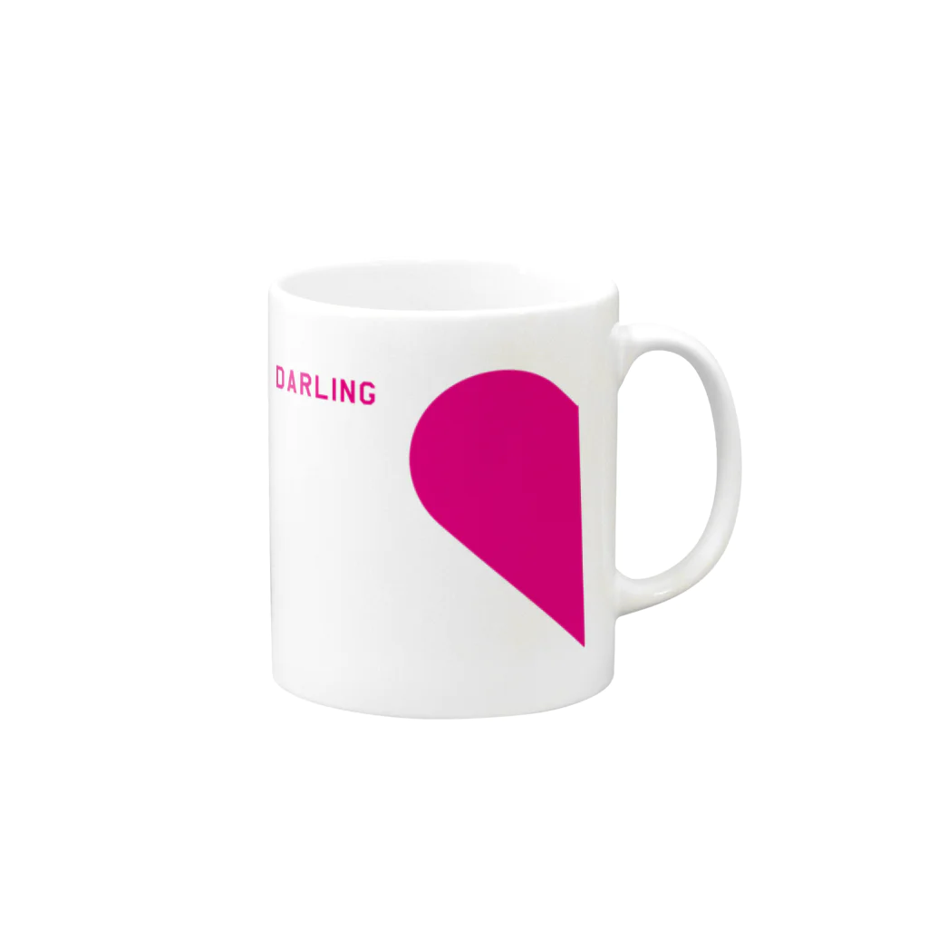 プープーファクトリーのLOVE（男性用） Mug :right side of the handle