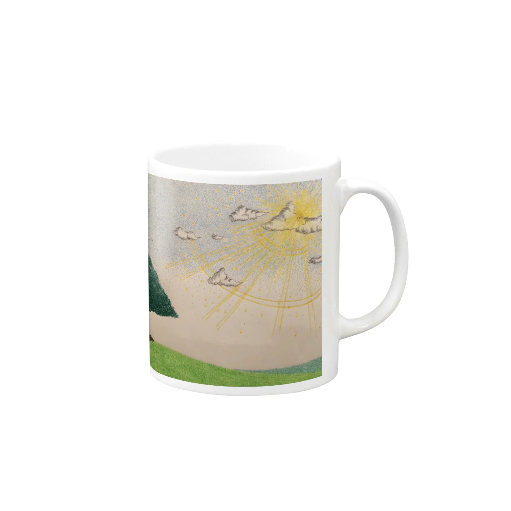 Feel in the soulの陽の光。 Mug :right side of the handle