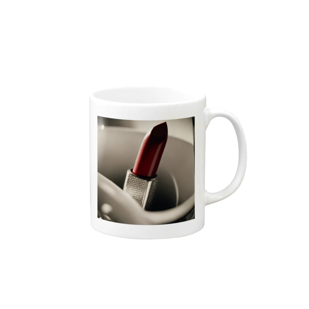 MOTHERの口紅 Mug :right side of the handle