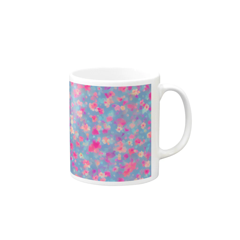 tleflower のFlower Mug :right side of the handle