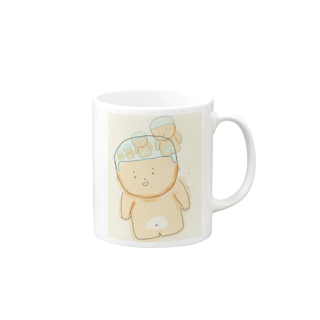 oisUのじゃんぼくん~いまじん~ Mug :right side of the handle