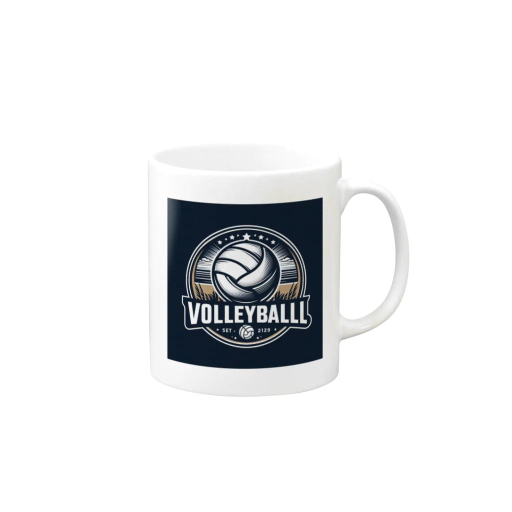 【volleyball online】のSUZURIのバレーボール Mug :right side of the handle