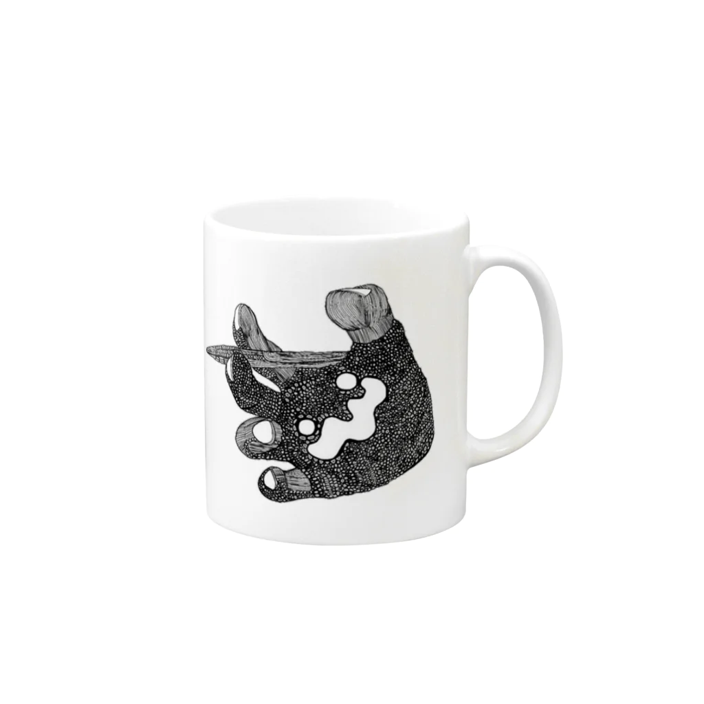 大夢描心の描き手 Mug :right side of the handle