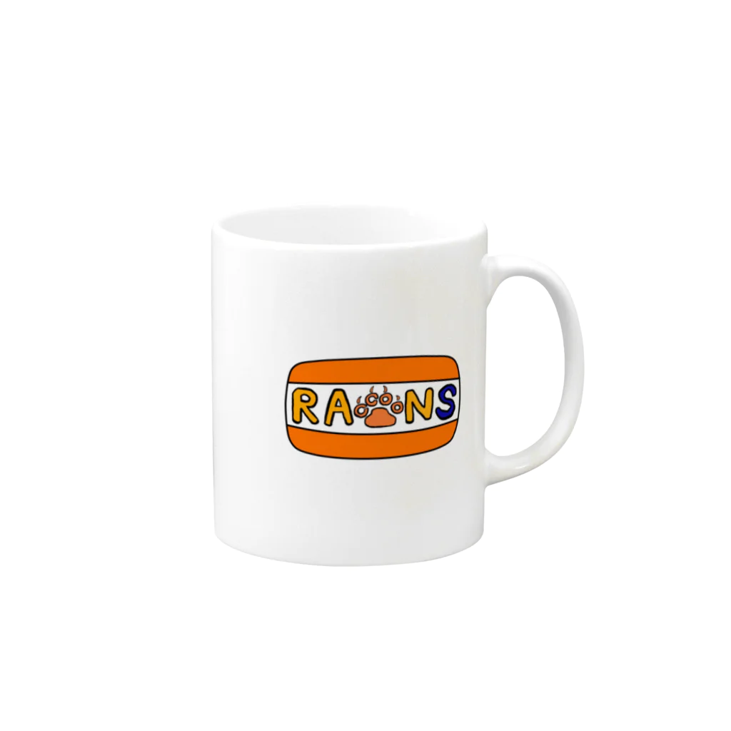 RaccoonsのRaccoons Mug :right side of the handle